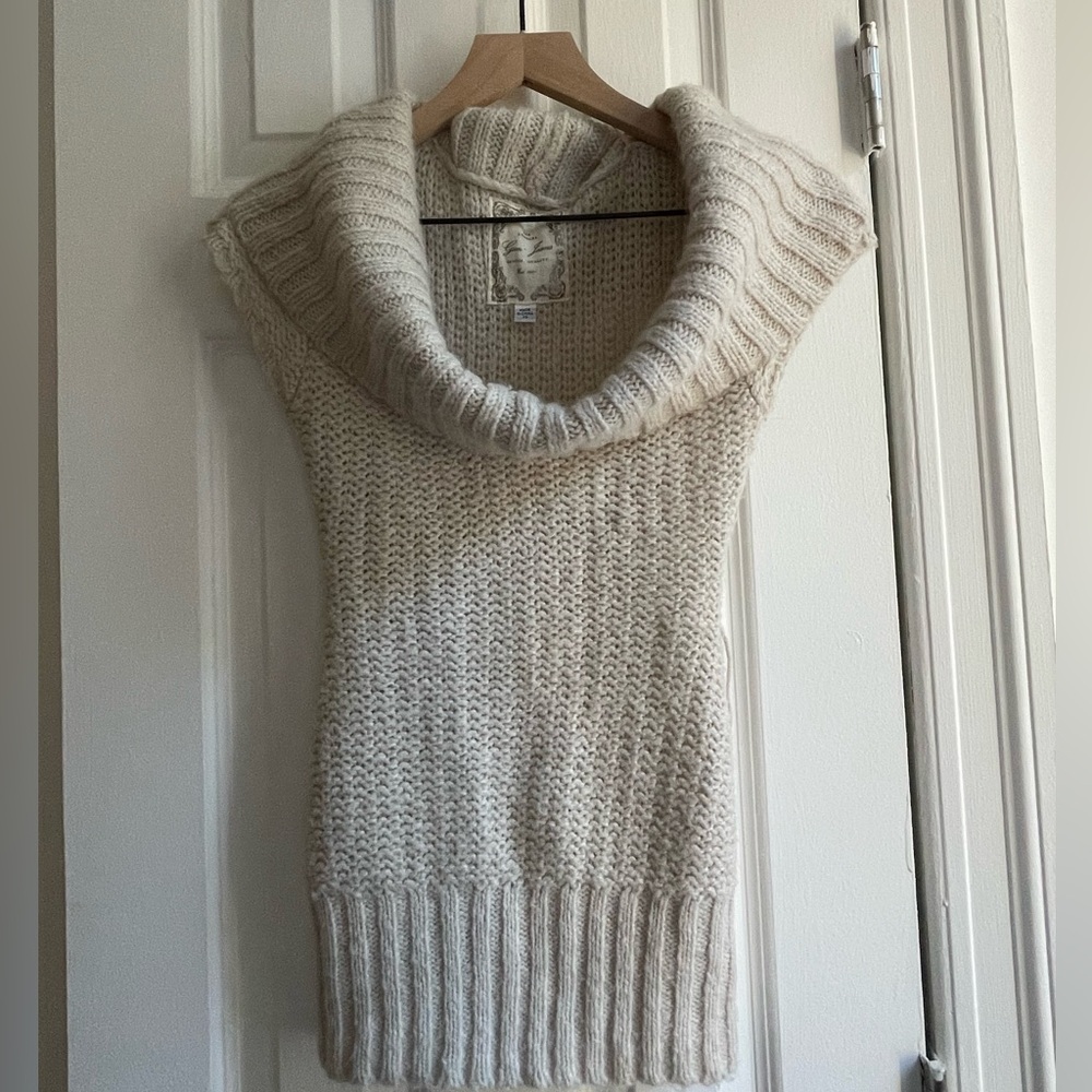 Guess Cream Cowlneck Sweater
